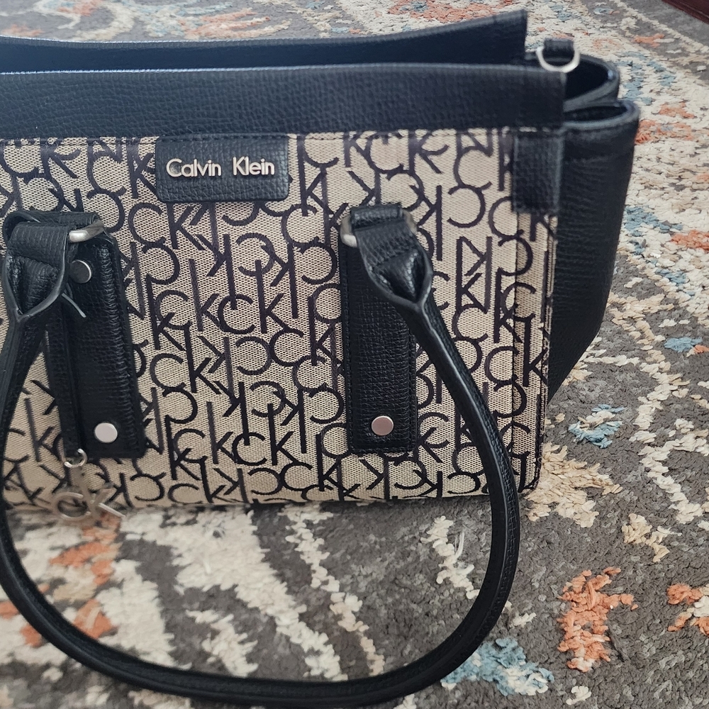 Calvin Klein logo purse